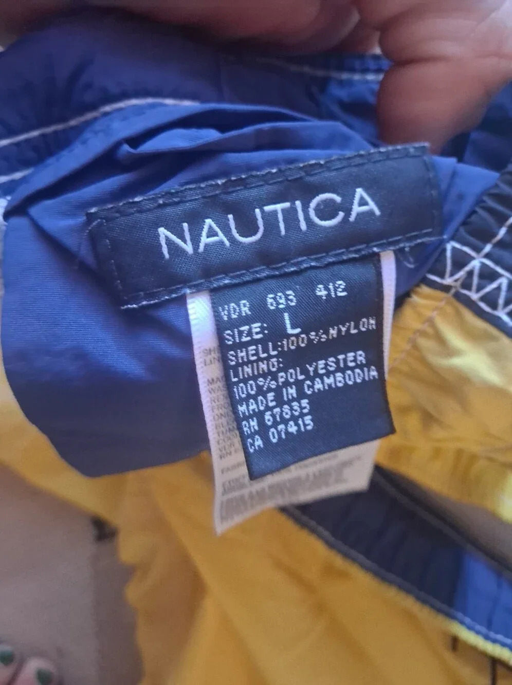 Nautica bright yellow